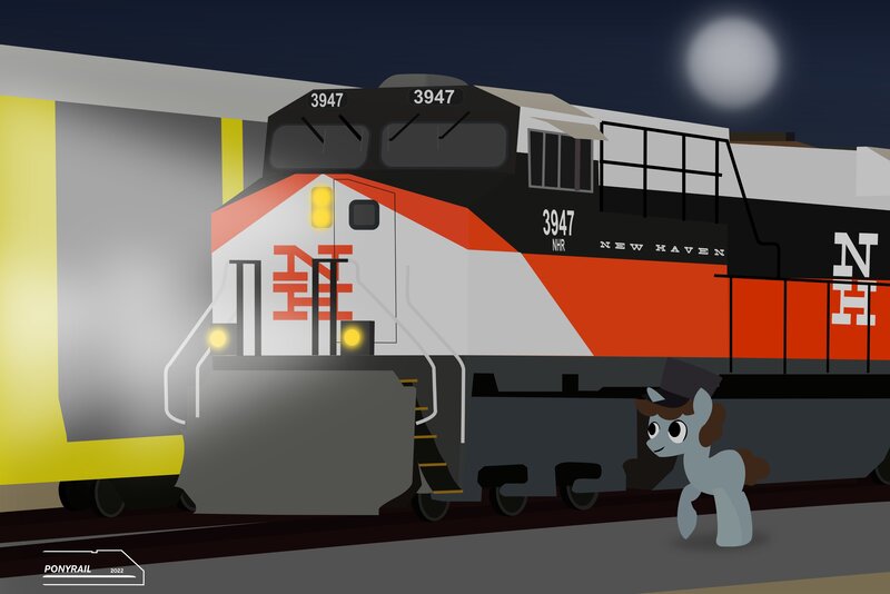 Size: 4096x2734 | Tagged: safe, artist:indonesiarailroadpht, derpibooru import, oc, oc:coaldust, unofficial characters only, pony, unicorn, image, jpeg, night, solo, train, train tracks