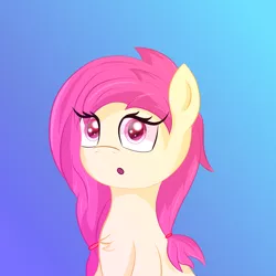 Size: 3000x3000 | Tagged: safe, artist:melody joy, derpibooru import, oc, unofficial characters only, earth pony, pony, bust, female, image, looking up, png, portrait, simple background