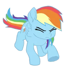 Size: 1280x1355 | Tagged: safe, artist:benpictures1, derpibooru import, rainbow dash, pegasus, pony, my little pony: the movie, cute, dashabetes, eyes closed, female, image, inkscape, mare, png, simple background, solo, transparent background, vector