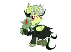 Size: 3582x2630 | Tagged: safe, alternate version, artist:idkhesoff, derpibooru import, oc, oc:dew springs, alicorn, pony, alicorn oc, augmented, augmented tail, bowtie, clothes, derpibooru exclusive, dress, drink, ear piercing, earring, fangs, female, fishnets, gloves, horn, horns, image, jewelry, lip piercing, mare, mountain dew, nose piercing, open mouth, piercing, png, raised hoof, simple background, socks, soda, solo, stockings, tail, tattoo, thigh highs, transparent background, wings