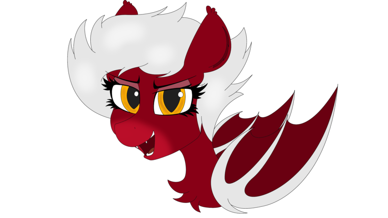 Size: 3840x2160 | Tagged: safe, artist:straighttothepointstudio, derpibooru import, oc, bat pony, pony, bat pony oc, bat wings, chest fluff, ear fluff, happy, image, looking at you, png, simple background, smiling, smiling at you, solo, transparent background, wings