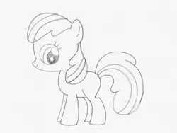 Size: 2048x1536 | Tagged: safe, artist:dreamtimeponies, artist:lauren faust, derpibooru import, baby tiddly winks, baby tiddlywinks, earth pony, pony, baby, baby pony, baby tiddley-winks, baby tiddlybetes, black and white, cute, female, filly, foal, g1, g1 to g4, g4, generation leap, grayscale, image, looking at you, monochrome, png, sketch, smiling, smiling at you, solo