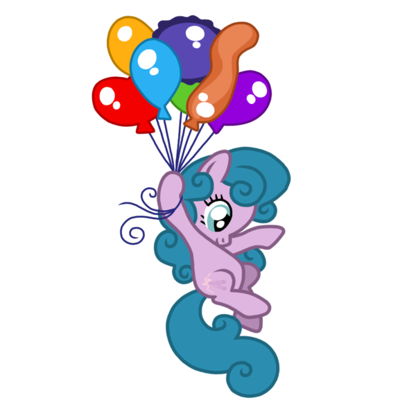 Size: 768x768 | Tagged: safe, artist:lauren faust, artist:sharksilverharpstrings, derpibooru import, baby half note, pinkie pie, earth pony, pony, baby, baby half note can fly, baby hawwlf note, baby pony, balloon, cute, female, filly, floating, flying, foal, g1, g1 to g4, g4, generation leap, holding, image, png, simple background, smiling, solo, then watch her balloons lift her up to the sky, transparent background, vector