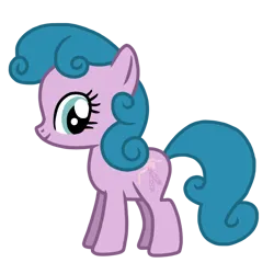 Size: 768x768 | Tagged: safe, artist:lauren faust, artist:sharksilverharpstrings, derpibooru import, baby half note, earth pony, pony, baby, baby hawwlf note, baby pony, cute, female, filly, foal, g1, g1 to g4, g4, generation leap, image, looking at you, png, simple background, smiling, smiling at you, solo, transparent background, vector