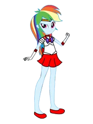 Size: 3072x4096 | Tagged: safe, artist:rollyagami02, derpibooru import, rainbow dash, equestria girls, clothes, clothes swap, cosplay, costume, image, pixiv, png, sailor mars, sailor moon, simple background, solo, transparent background