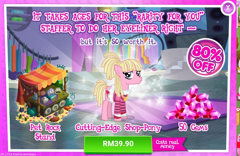 Size: 1055x686 | Tagged: safe, derpibooru import, official, pony, advertisement, costs real money, female, gameloft, gem, image, mare, png