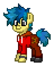 Size: 192x232 | Tagged: safe, artist:dematrix, derpibooru import, oc, oc:jerry hoofkicker, unofficial characters only, earth pony, pony, pony town, clothes, image, male, pixel art, png, simple background, solo, stallion, transparent background