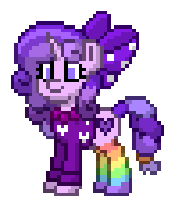 Size: 196x232 | Tagged: safe, artist:dematrix, derpibooru import, oc, oc:cecilia moonhartz, unofficial characters only, pony, unicorn, pony town, clothes, cute, female, image, mare, pixel art, png, simple background, solo, transparent background