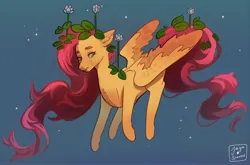 Size: 3830x2527 | Tagged: safe, artist:jaynsparkle, derpibooru import, fluttershy, pegasus, pony, female, film grain, flower, gradient background, high res, image, jpeg, mare, solo