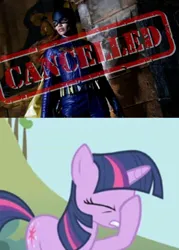 Size: 716x1000 | Tagged: safe, artist:jose72649, banned from derpibooru, deleted from derpibooru, derpibooru import, twilight sparkle, pony, unicorn, barely pony related, batgirl, dc comics, dc extended universe, description at source, fire david zaslav, hbo max, image, jpeg, meme, not pony related, save cartoon network, save hbo max, unicorn twilight