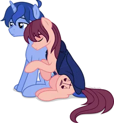 Size: 1920x2066 | Tagged: safe, artist:limedazzle, derpibooru import, oc, oc:allen, oc:james, unofficial characters only, earth pony, pony, unicorn, image, male, png, simple background, stallion, transparent background