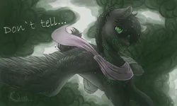 Size: 1508x902 | Tagged: semi-grimdark, artist:owl, derpibooru import, oc, oc:dante fly, undead, vampire, clothes, flying, half bat pony, image, jpeg, scarf