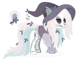 Size: 1024x818 | Tagged: safe, artist:kabuvee, derpibooru import, pony, clothes, costume, hat, image, png, simple background, skeleton costume, solo, transparent background, witch hat
