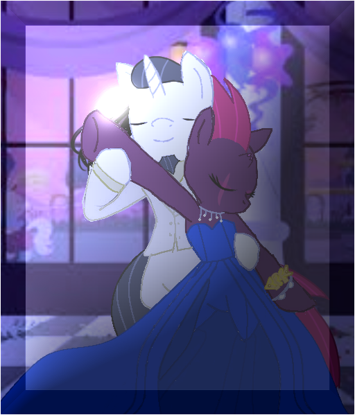 Size: 512x599 | Tagged: artist needed, safe, artist:decokenite, derpibooru import, chancellor neighsay, fizzlepop berrytwist, tempest shadow, pony, unicorn, base used, bracelet, canterlot castle, clothes, dancing, dress, eye scar, eyes closed, eyeshadow, female, flowing hair, gala, gala dress, gown, holding hooves, hoof on chest, hoof ring, image, jewelry, makeup, male, mare, necklace, png, romantic, scar, shipping, stallion, straight, suit, tempest neighsay, tuxedo
