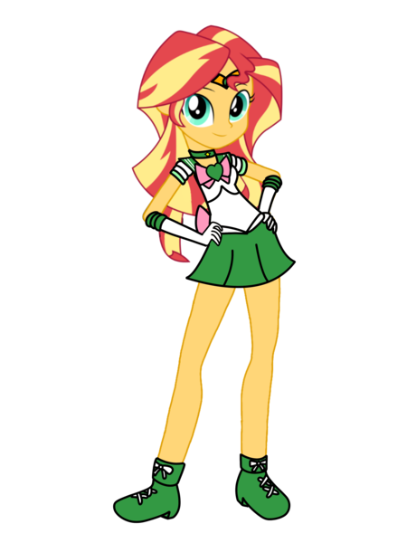 Size: 3072x4096 | Tagged: safe, artist:rollyagami02, derpibooru import, sunset shimmer, equestria girls, ami koshimizu, clothes, clothes swap, cosplay, costume, image, pixiv, png, sailor jupiter, sailor moon, simple background, solo, transparent background, voice actor joke