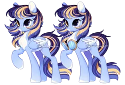 Size: 1280x875 | Tagged: safe, artist:dammmnation, derpibooru import, oc, unofficial characters only, pegasus, pony, duo, eyelashes, female, goggles, image, mare, png, raised hoof, simple background, transparent background