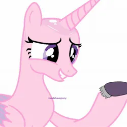 Size: 2048x2048 | Tagged: safe, derpibooru import, princess cadance, alicorn, bald, hairless, headshave, image, jpeg, shaved, shaved head, shaved mane