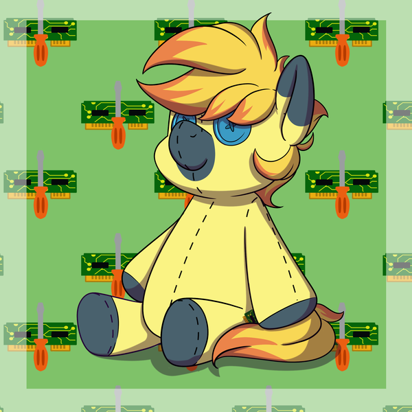 Size: 2500x2500 | Tagged: safe, artist:melodis, derpibooru import, oc, oc:yaktan, unofficial characters only, image, plushie, png