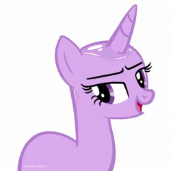 Size: 2048x2048 | Tagged: safe, artist:headshavepony, derpibooru import, twilight sparkle, unicorn, bald, hairless, image, jpeg, no hair, shaved, shaved head, shaved mane