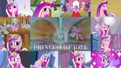 Size: 1978x1113 | Tagged: safe, derpibooru import, edit, edited screencap, editor:quoterific, screencap, flash sentry, princess cadance, rarity, twilight sparkle, alicorn, earth pony, pegasus, pony, unicorn, a canterlot wedding, a flurry of emotions, equestria games (episode), equestria girls, equestria girls (movie), games ponies play, once upon a zeppelin, princess spike (episode), slice of life (episode), the beginning of the end, the crystal empire, the crystalling, three's a crowd, angry, female, glow, glowing horn, horn, image, magic, magic aura, mare, open mouth, png