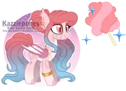 Size: 1024x747 | Tagged: safe, artist:kazziepones, derpibooru import, oc, oc:candy floss, bat pony, pony, female, image, mare, png, solo