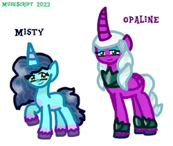 Size: 973x821 | Tagged: safe, artist:musescript, derpibooru import, screencap, opaline, alicorn, pony, g5, my little pony: make your mark, spoiler:g5, spoiler:my little pony: make your mark, image, jpeg, misty brightdawn