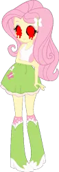 Size: 249x720 | Tagged: safe, artist:logofan100, fluttershy, equestria girls, image, png, solo