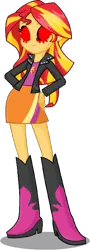 Size: 259x720 | Tagged: safe, artist:logofan100, sunset shimmer, equestria girls, image, png, solo