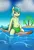 Size: 1300x1920 | Tagged: suggestive, artist:tacomytaco, derpibooru import, sandbar, earth pony, pony, belly button, clothes, crotch bulge, image, looking at you, male, mooseknuckle, png, sitting, smiling, solo, solo male, speedo, spread legs, spreading, surfboard, swimsuit, water, wet