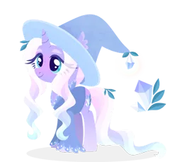 Size: 1024x939 | Tagged: safe, artist:kabuvee, derpibooru import, oc, pony, unicorn, female, hat, image, mare, png, simple background, solo, transparent background, witch hat