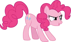 Size: 5086x3000 | Tagged: safe, artist:cloudyglow, derpibooru import, pinkie pie, the cutie map, image, png, simple background, solo, transparent background, vector