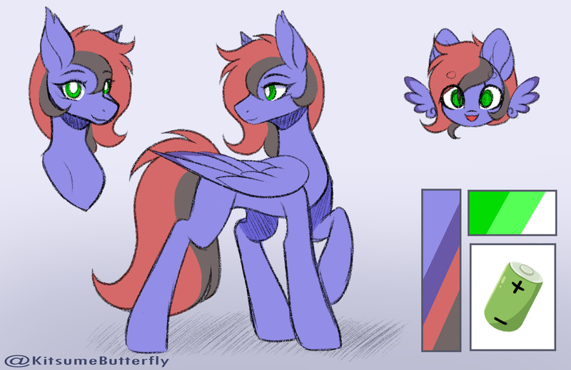 Size: 1700x1100 | Tagged: safe, artist:tresmariasarts, derpibooru import, oc, oc:voltaic acid, unofficial characters only, pegasus, female, image, png, reference sheet, simple background