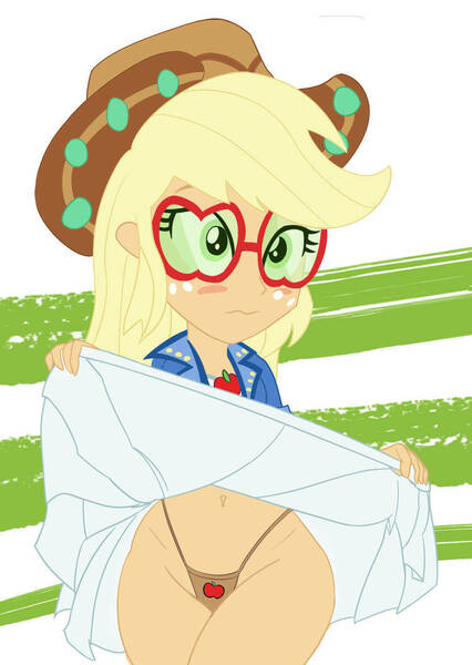 Size: 753x1061 | Tagged: questionable, artist:calmbreezes, derpibooru import, applejack, equestria girls, equestria girls series, sunset's backstage pass!, spoiler:eqg series (season 2), blushing, clothes, cute, female, image, jackabetes, jpeg, panties, sexy, simple background, skirt, skirt lift, solo, solo female, underwear