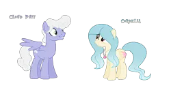 Size: 1378x725 | Tagged: safe, artist:darbypop1, derpibooru import, oc, oc:cloud puff, oc:cordelia, unofficial characters only, pegasus, pony, female, image, male, mare, png, stallion