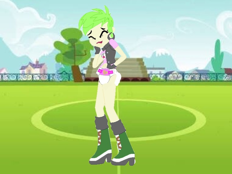 Size: 1600x1200 | Tagged: suggestive, artist:theemperorofhonor, derpibooru import, cherry crash, equestria girls, 1000 years in photoshop, boots, clothes, diaper, diaper fetish, equestria girls diaper and boots, fetish, image, jpeg, laughing, non-baby in diaper, shoes