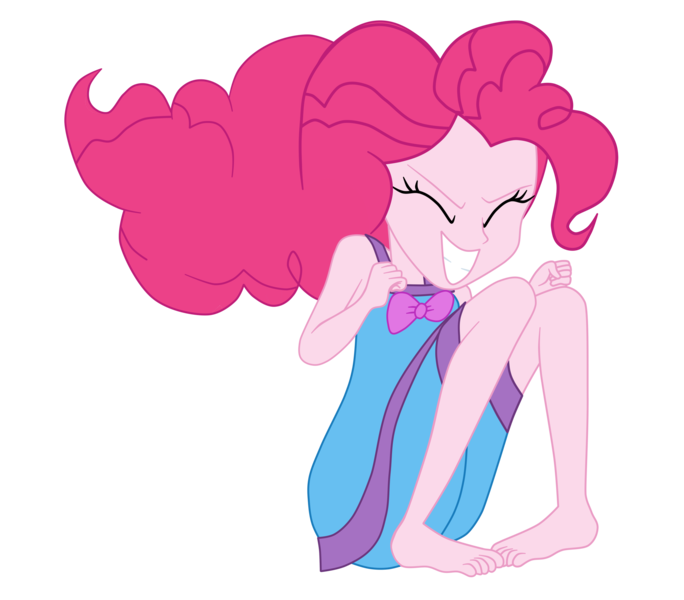 Size: 2500x2192 | Tagged: safe, artist:gmaplay, derpibooru import, pinkie pie, equestria girls, equestria girls series, sunset's backstage pass!, spoiler:eqg series (season 2), barefoot, clothes, feet, image, pajamas, png, simple background, solo, transparent background
