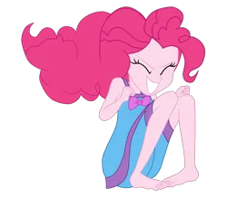 Size: 2500x2192 | Tagged: safe, artist:gmaplay, derpibooru import, pinkie pie, equestria girls, equestria girls series, sunset's backstage pass!, spoiler:eqg series (season 2), barefoot, clothes, feet, image, pajamas, png, simple background, solo, transparent background
