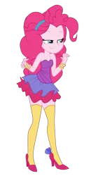 Size: 1900x3176 | Tagged: safe, alternate version, artist:gmaplay, derpibooru import, pinkie pie, equestria girls, equestria girls series, twilight under the stars, spoiler:eqg series (season 2), image, png, simple background, solo, tights, transparent background