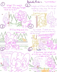 Size: 4779x6013 | Tagged: safe, artist:adorkabletwilightandfriends, derpibooru import, moondancer, pinkie pie, spike, oc, oc:pinenut, cat, comic:adorkable twilight and friends, adorkable, adorkable friends, apple blossom, bendy straw, burning, bush, comic, cute, door, dork, drink, drinking straw, excited, fire, happy, home, honor, house, image, laughing, png, shocked, sidewalk, slice of life, smoke, snacks, straw, surprised, this will not end well, tree, walking, yard