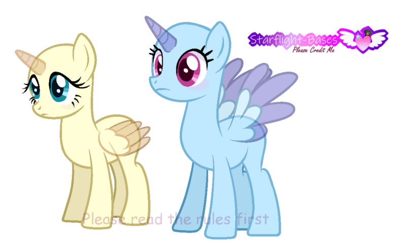 Size: 1147x697 | Tagged: safe, artist:gloriaartist, artist:starflightsparkleyt, derpibooru import, pony, base, duo, female, image, mare, png, simple background, transparent background, watermark