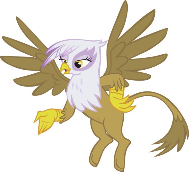 Size: 6741x6132 | Tagged: safe, artist:memnoch, derpibooru import, edit, gilda, gryphon, absurd resolution, belly button, female, hand on hip, image, open mouth, png, simple background, solo, spread wings, transparent background, vector, wings