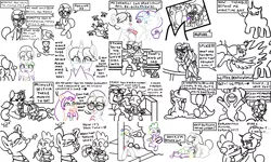 Size: 8016x4816 | Tagged: safe, artist:pony4koma, derpibooru import, izzy moonbow, opaline, princess celestia, rarity, raven, spike, sunny starscout, alicorn, dragon, fly, fly-der, human, hybrid, insect, pony, spider, unicorn, my little pony: make your mark, spoiler:my little pony: make your mark, angry, asphyxiation, cake, cakelestia, confused, cooking, crying, cuddling, cute, disgusted, distracted, eating, female, flowing mane, food, g5, glasses, glitter, hair bun, happy, humanized, hunting, hunting trophy, ice cream, image, implied death, legs, magic, male, necktie, newbie artist training grounds, older, older spike, photo, picnic, png, ravenbetes, ravenspike, relationship, sad, scared, secretary, shipping, spikabetes, spike's mother, straight, strangling, thought bubble, training, winged spike, wings