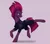 Size: 3600x3200 | Tagged: safe, artist:aquaticvibes, derpibooru import, tempest shadow, pony, unicorn, armor, broken horn, female, horn, image, kicking, looking back, mare, png, raised hoof, scar, simple background, solo, storm king's emblem, white background