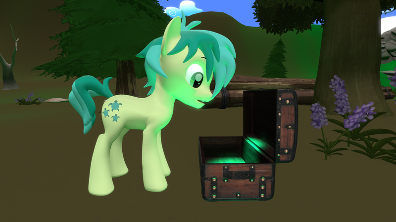 Size: 1920x1080 | Tagged: safe, artist:ponygamer2020, artist:ponygamersfm, derpibooru import, sandbar, earth pony, pony, 3d, chest, cutie mark, everfree forest, forest, image, implied transformation, light, male, png, source filmmaker, stallion, surprised, tail, tree