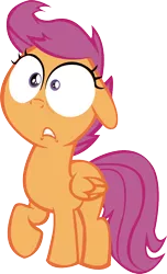 Size: 626x1033 | Tagged: safe, artist:herrmyrddin, derpibooru import, scootaloo, pegasus, pony, female, filly, foal, image, png, simple background, solo, transparent background, vector