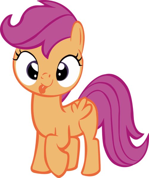 Size: 954x1142 | Tagged: safe, artist:herrmyrddin, derpibooru import, scootaloo, pegasus, pony, cute, cutealoo, derp, female, filly, foal, image, png, simple background, solo, tongue out, transparent background, vector