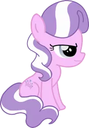 Size: 556x799 | Tagged: safe, artist:herrmyrddin, derpibooru import, diamond tiara, earth pony, pony, female, filly, foal, image, png, simple background, solo, transparent background, vector