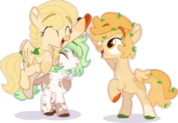 Size: 3015x2086 | Tagged: safe, artist:rickysocks, derpibooru import, oc, unofficial characters only, earth pony, pegasus, pony, base used, female, filly, foal, image, png, simple background, transparent background