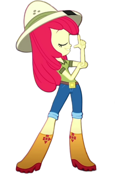 Size: 846x1280 | Tagged: safe, derpibooru import, edit, edited screencap, screencap, apple bloom, eqg summertime shorts, equestria girls, the canterlot movie club, background removed, image, png, simple background, solo, transparent background