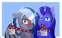 Size: 4000x2500 | Tagged: suggestive, artist:h3nger, derpibooru import, oc, oc:aphelion darkmoon, oc:midnight snowstorm, bat pony, pony, unicorn, blushing, horny on main, image, male, png, smiling, smirk, stallion